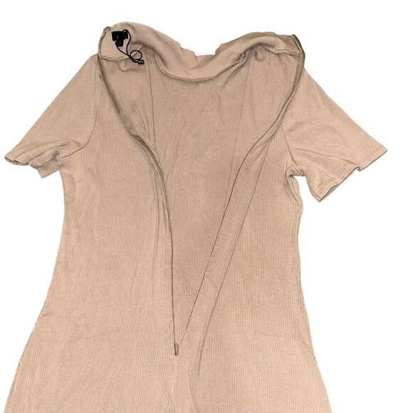 Revolve NBD New Ribbed Neutral Dress XL - Picture 4 of 5